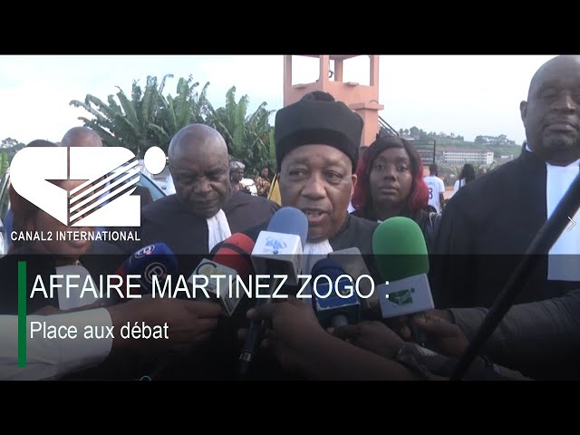 ⁣AFFAIRE MARTINEZ ZOGO : Place aux débats