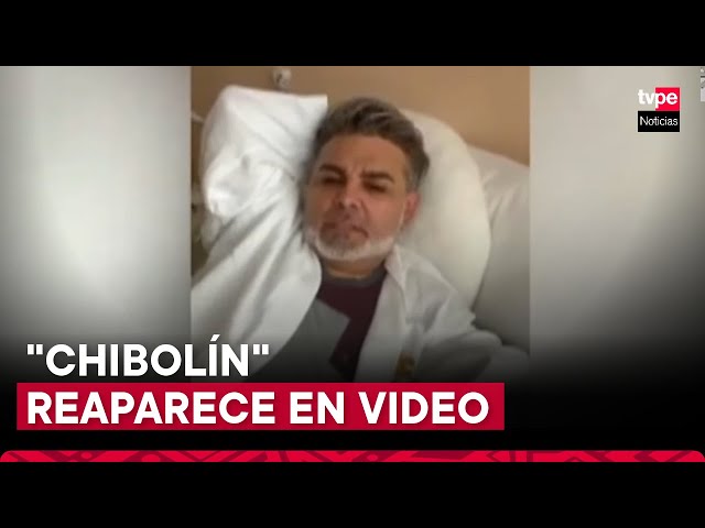 ⁣Andrés "Chibolín" Hurtado: conductor de TV reaparece internado en clínica y anuncia que se