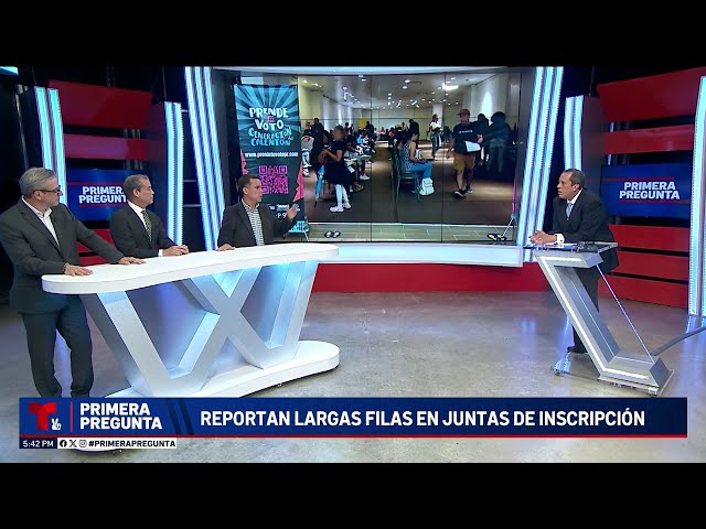 ⁣Primera Pregunta: Cómo van las inscripciones electorales