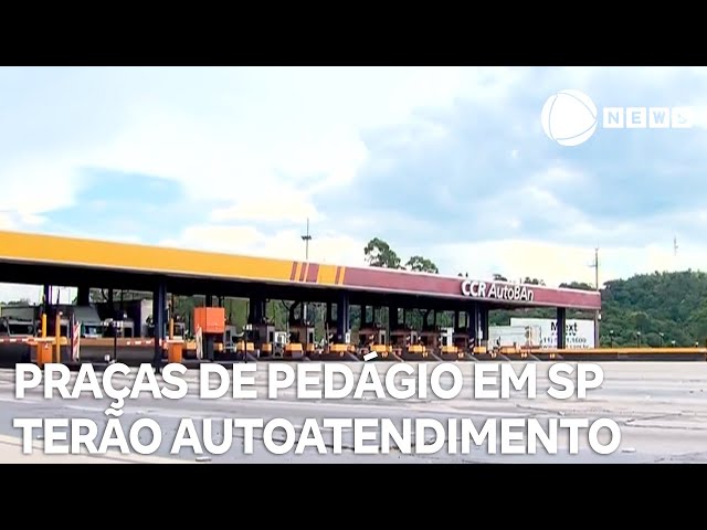 ⁣Rodovias administradas pela CCR terão pedágio com autoatendimento em SP