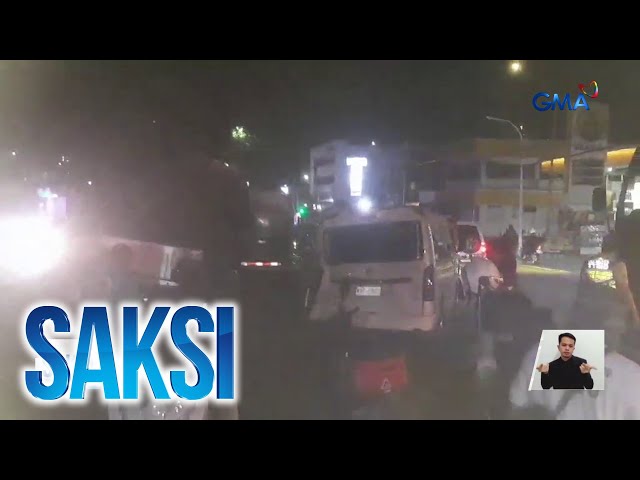 ⁣4 sugatan sa karambola ng 7 sasakyan sa Mindanao Avenue | Saksi