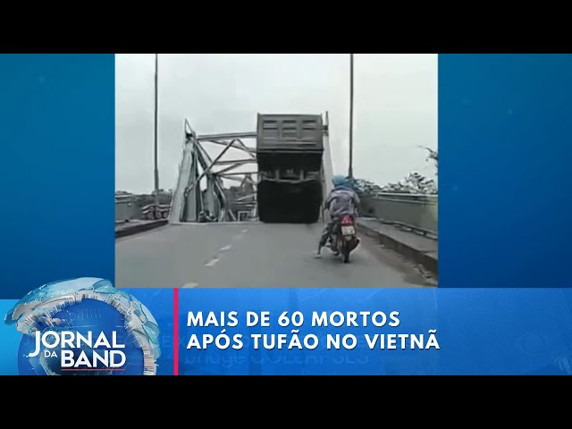 Tufão Yagi deixa ao menos 64 mortos e centenas de feridos no Vietnã | Jornal da Band