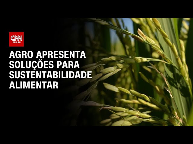 Agro apresenta soluções para sustentabilidade alimentar | CNN Prime Time