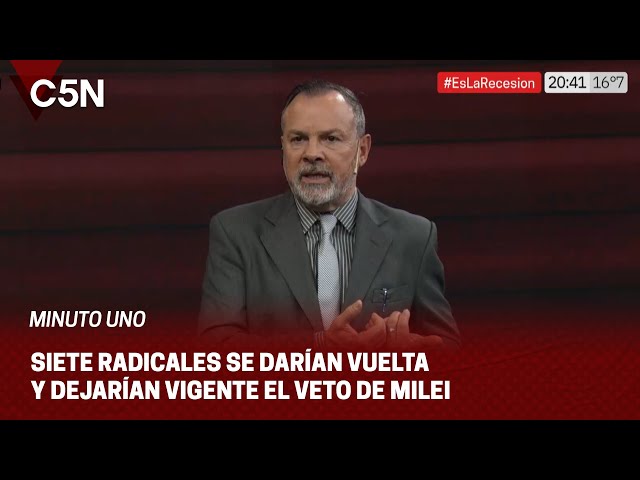 ⁣¿Habrá RECHAZO al VETO del AUMENTO JUBILATORIO? | MINUTO UNO