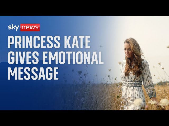 ⁣Princess Kate has released an 'emotional and personal' message about her health