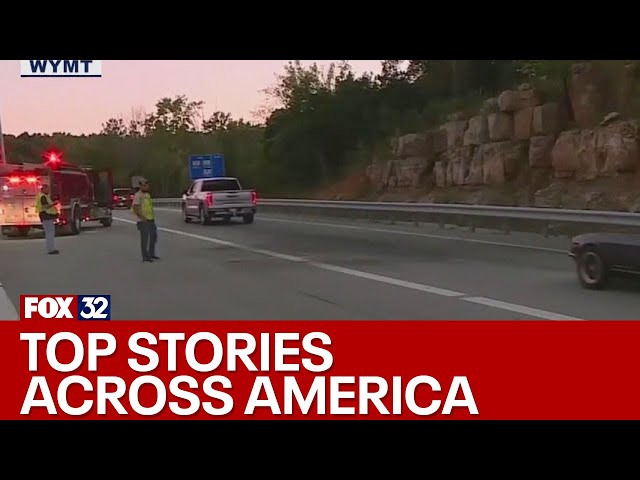 ⁣Across America: Search continues for Kentucky highway shooter