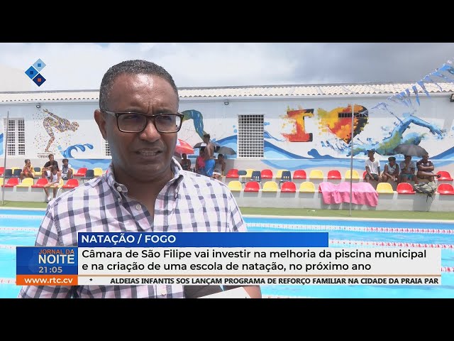 ⁣Câmara de São Filipe melhorará piscina municipal e criará escola de natação no próximo ano