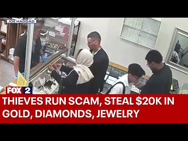 ⁣Group of thieves steal $20,000 of diamond and gold rings from Novi store