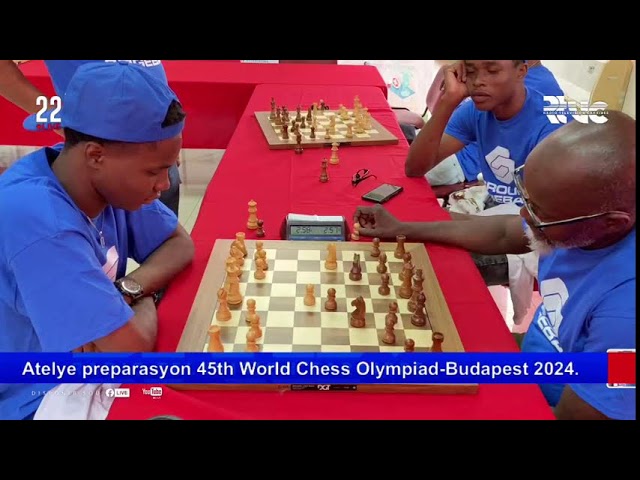 ⁣Atelye preparasyon 45th World Chess Olympiad-Budapest 2024.