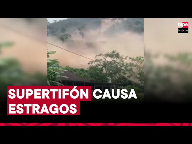 ⁣Vietnam: supertifón causa estragos y destrucción a su paso