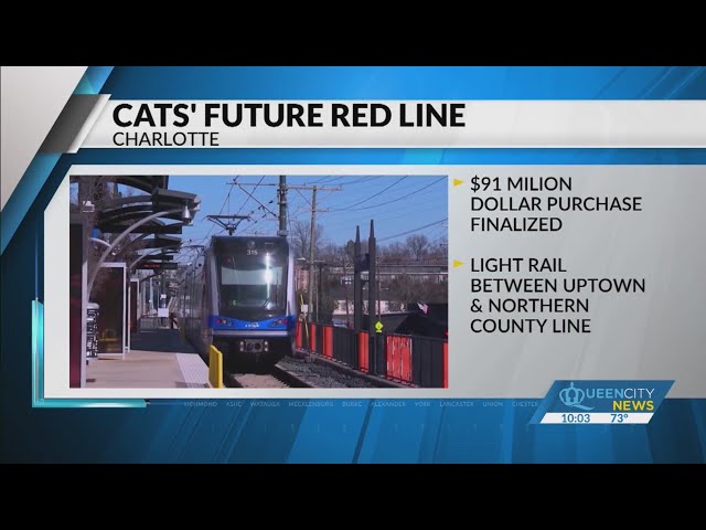 ⁣Charlotte acquires Norfolk Southern tracks for Red Line