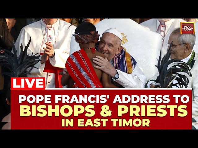 ⁣Pope Francis LIVE From East Timor | Pope Francis' Address At Meeting With Bishops, Priests, Dea