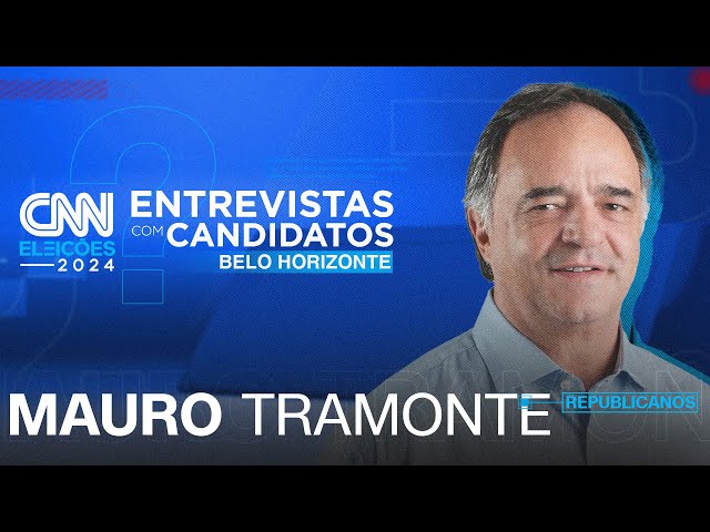 ⁣Mauro Tramonte (Republicanos) | CNN Eleições: entrevistas com candidatos - Belo Horizonte