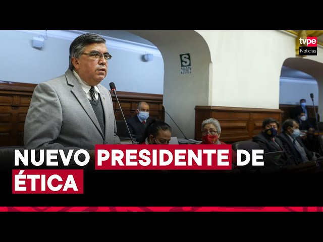 Congreso: Alex Paredes es elegido nuevo presidente de la Comisión de Ética