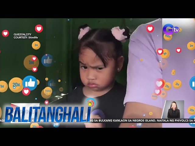 ⁣3-anyos na babae, kinagigiliwan sa kaniyang cute na pagtataray | Balitanghali