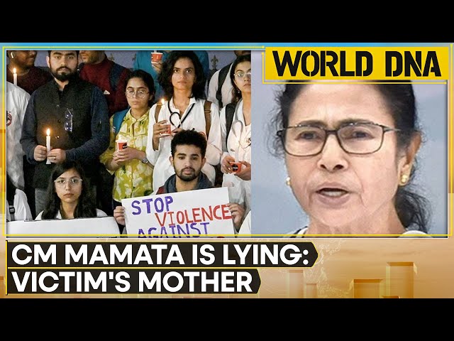 ⁣Kolkata doctor rape-murder case: She is lying: Victim's mother on CM Mamata | World DNA | WION