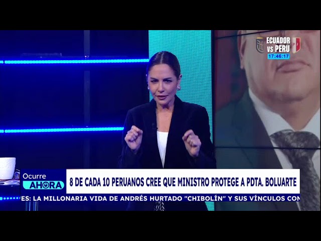 Juan Santiváñez: 8 de cada 10 peruanos cree que ministro protege a la presidenta Boluarte