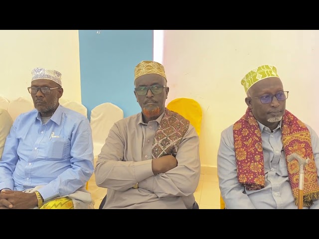 ⁣Kulan looga hadlayay xoojinta nabadda iyo deris wanaagga oo lagu qabtay magaalada Gaalkacyo.