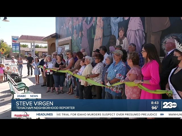 ⁣Mural restored in Tehachapi