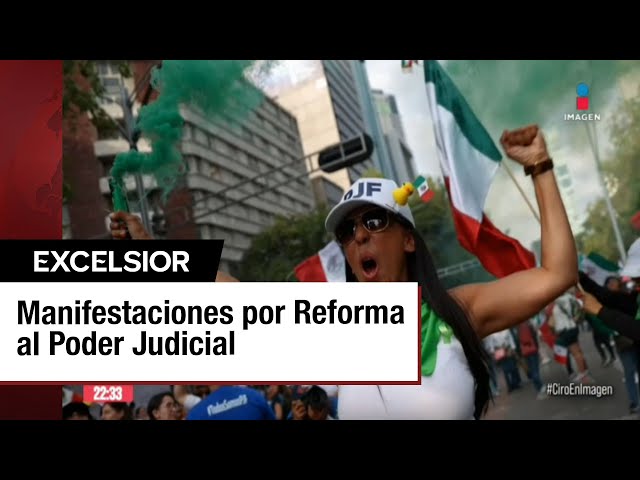 ⁣Reforma Judicial: realizan protestas por segundo día consecutivo contra aprobación