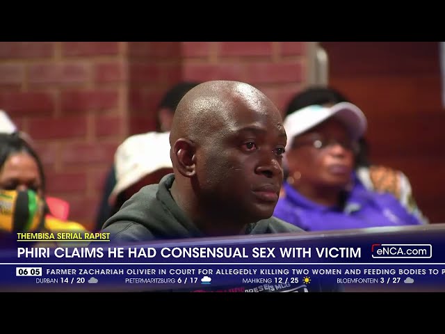 ⁣Alleged serial rapist claims he had consensual sex with victim