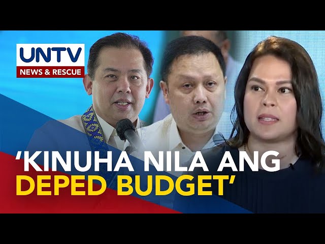 ⁣VP Sara, sinabing ‘kinokontrol’ nina Reps. Romualdez at Co ang nat’l budget; Co, pumalag sa bintang