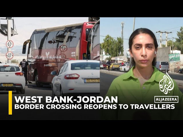 ⁣West Bank-Jordan border crossing reopens to travellers