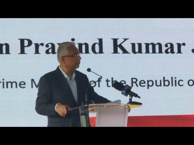 ⁣Inauguration du Head Office de MCAF Ltd à Bell Village : discours de Pravind Jugnauth