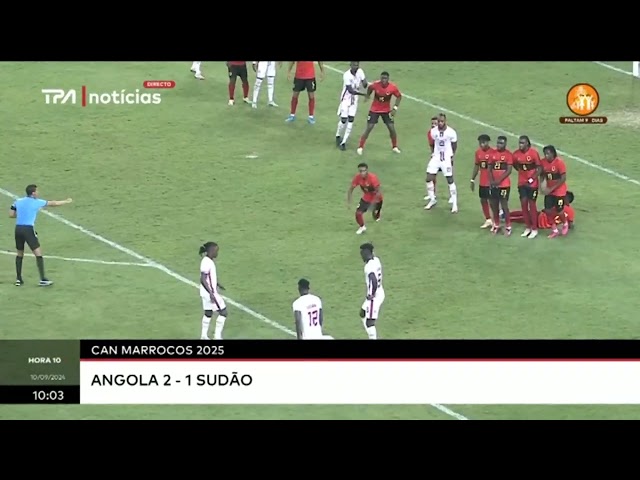 CAN Marrocos 2025: Angola 2 - 1 Sudão