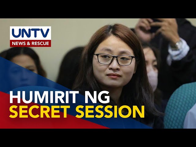 ⁣Alice Guo, humiling ng Senate executive session ngunit ilang senador, duda kung may mapapala