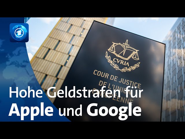 ⁣EuGH-Urteile: Google und Apple müssen Milliarden zahlen