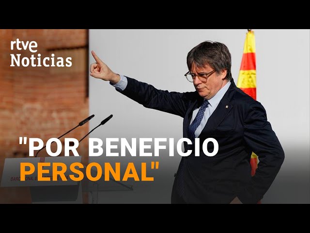 ⁣AMNISTÍA- PUIGDEMONT: EL JUEZ LLARENA MANTIENE que NO LA APLICARÁ por DELITO DE MALVERSACIÓN | RTVE