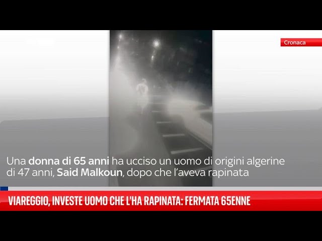 ⁣Viareggio, investe uomo che l'ha rapinata: fermata 65enne