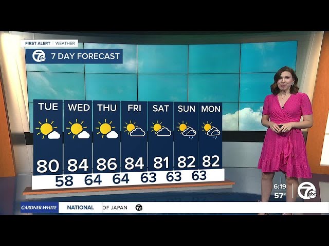 ⁣Metro Detroit Weather: Feeling like summer again