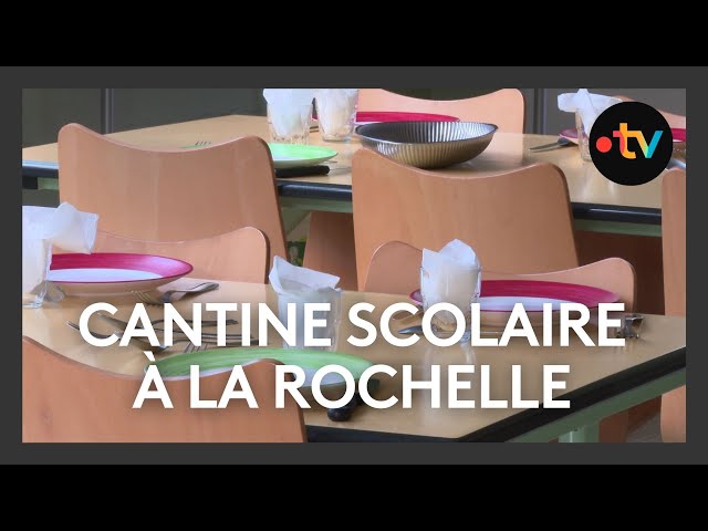 ⁣Cantine scolaire à La Rochelle, un modèle "Territoire bio engagé"