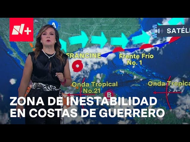 ⁣Tormenta tropical Francine afectará el norte de México - Las Noticias