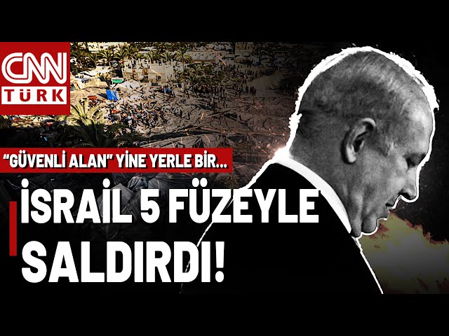 İsrail'den Korkunç Bir Saldırı Daha! "Güvenli Alanı" Füzeyle Vurdu, En Az 40 Can Kayb