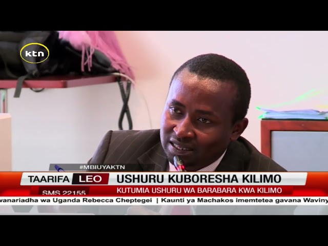 ⁣Wito watolewa kwa serikali kutumia Ushuru wa barabara kwa kilimo