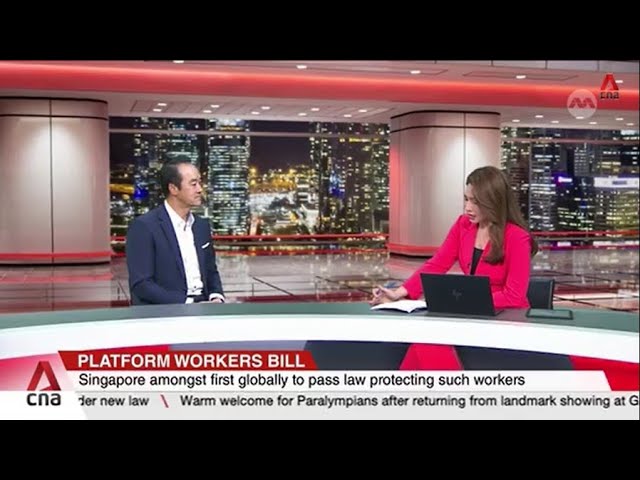 ⁣Singapore amongst first globally to pass law protecting platform workers