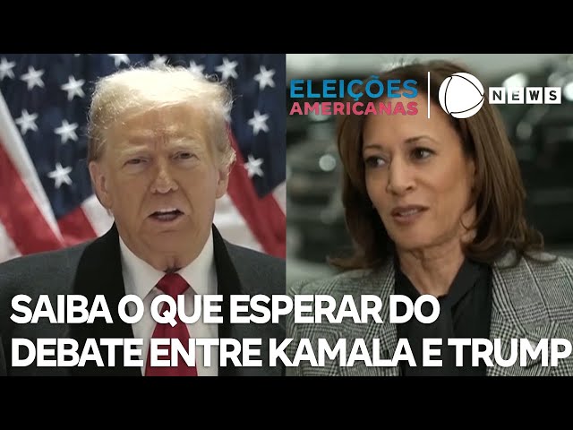 ⁣Kamala x Trump: saiba o que esperar do debate entre os candidatos à presidência dos Estados Unidos