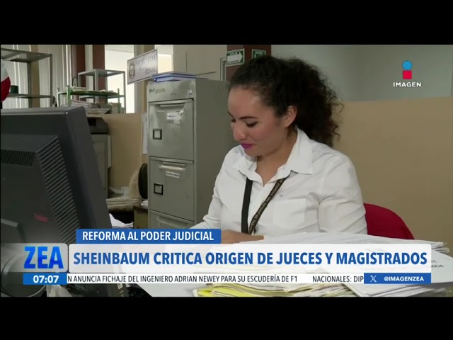 ⁣Claudia Sheinbaum critica el nepotismo que hay en el Poder Judicial | Noticias con Francisco Zea