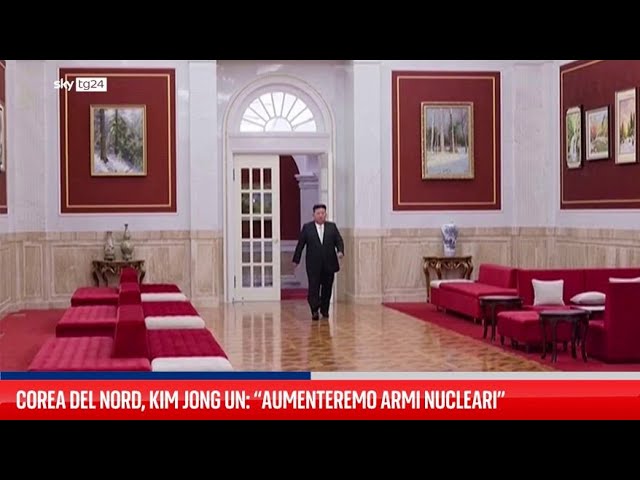 ⁣Corea del Nord, Kim Jong-un: "Aumenteremo armi nucleari"