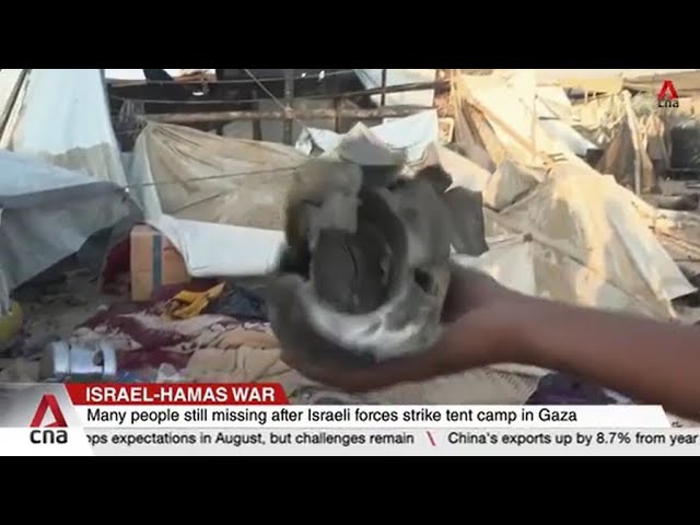 ⁣At least 40 dead, 60 injured after Israeli strike on tent camp in Gaza humanitarian zone