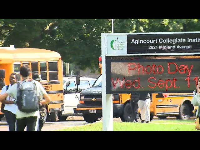 ⁣Student grazed by bullet in the head during 'targeted' shooting outside Scarborough high s