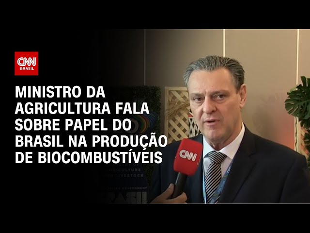 ⁣Ministro da Agricultura fala sobre papel do Brasil na produção de biocombustíveis | LIVE CNN