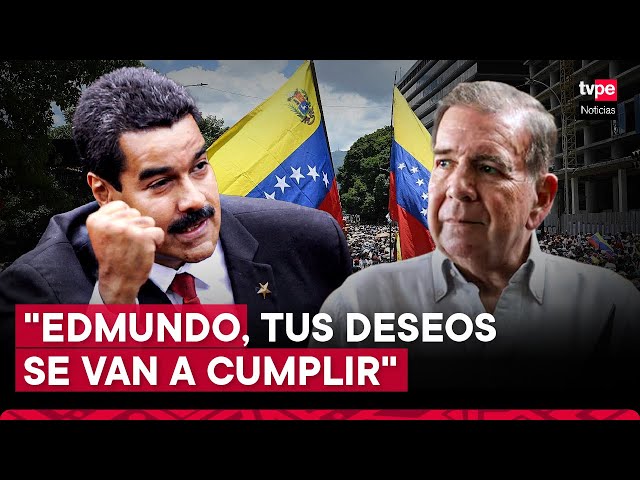 Venezuela: Nicolás Maduro responde a Edmundo González tras asilarse en España