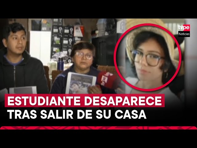 SMP: estudiante de comunicaciones desaparece tras salir de su casa el domingo 8 de septiembre