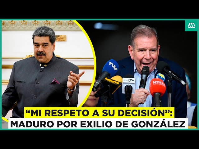 ⁣"Mi respeto a su decisión": Maduro sobre exilio de opositor González Urrutia en España