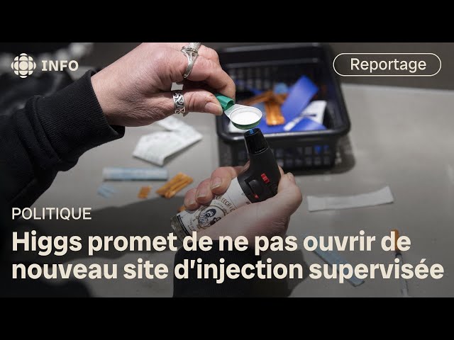 ⁣Blaine Higgs ne veut pas de nouveaux sites d’injection supervisée de drogue au Nouveau-Brunswick