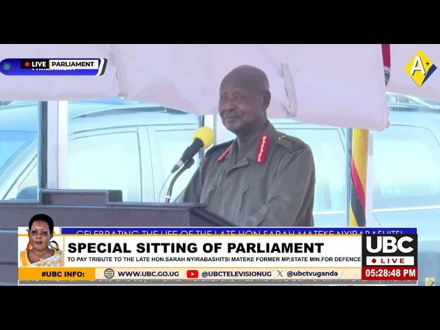 ⁣LIVE: MUSEVENI ATTENDS PARLIAMENT, PAYING TRIBUTE TO THE LATE SARAH MATEKE || SEPTEMBER 10, 2024